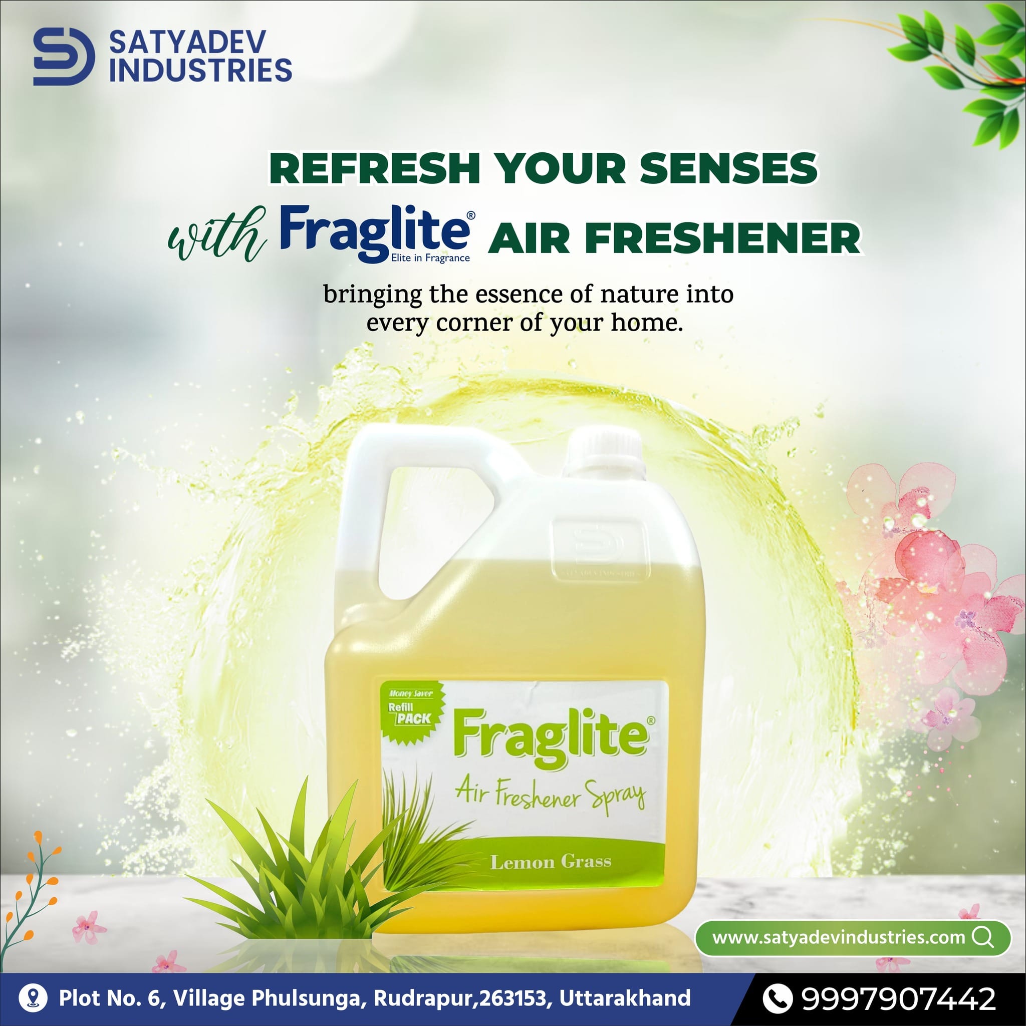 fraglite lemon grass air freshener
