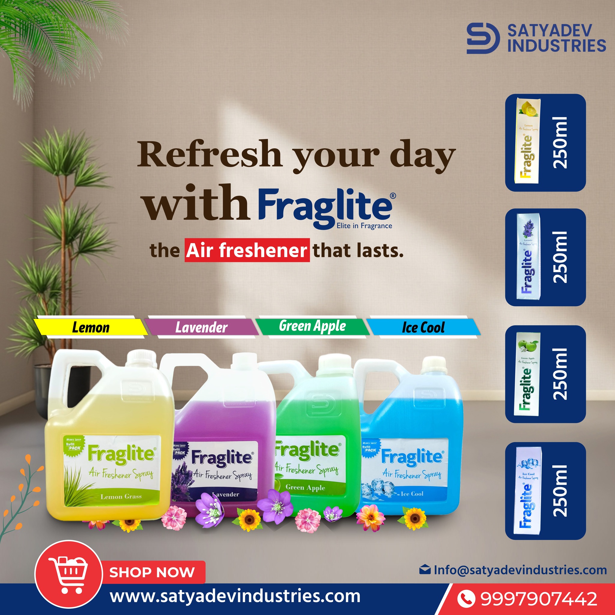 image of fraglite room fresheners - spraying air freshener