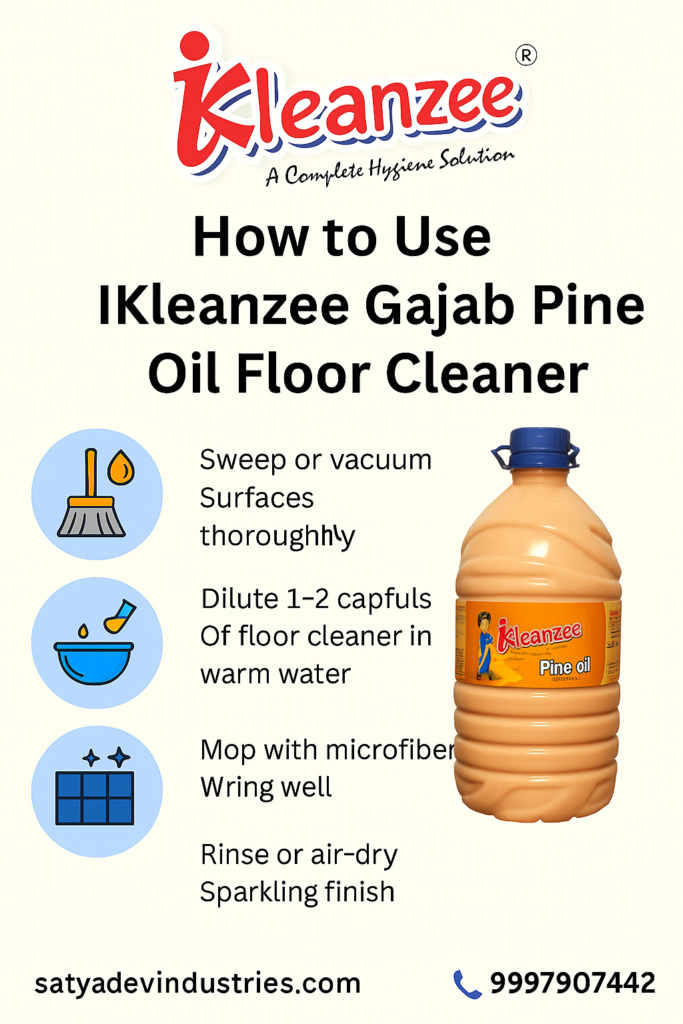 How to Use IKleanzee Pine Oil Floor Cleaner