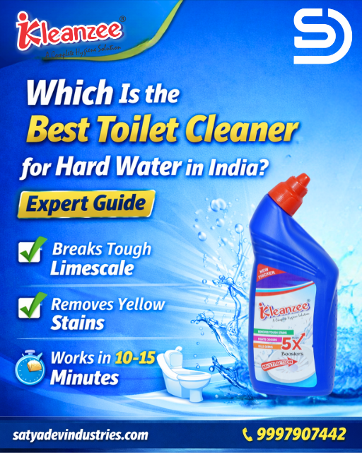 Best toilet cleaner for hard water in India 2026 – iKleanzee limescale remover
