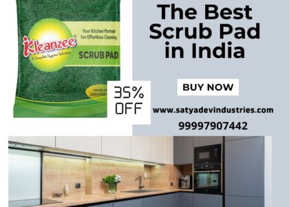 iKleanzee - the best scrub pad , pure nylon non-scratch scrub pad for non-stick cookware