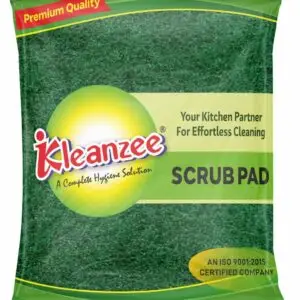 iKleanzee nylon scrub pad, pure nylon, 10 mm thick, 10×12.5 cm – non-scratch kitchen scrubber