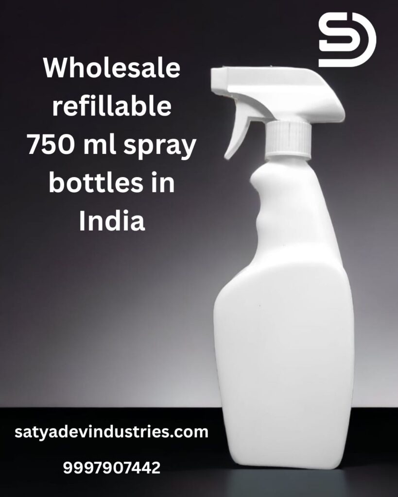 wholesale refillable 750 ml spray bottles in India