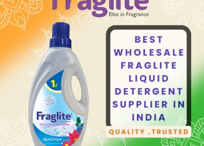 Fraglite liquid detergent wholesale supplier in India, bulk 5L packs for hotels and laundries.