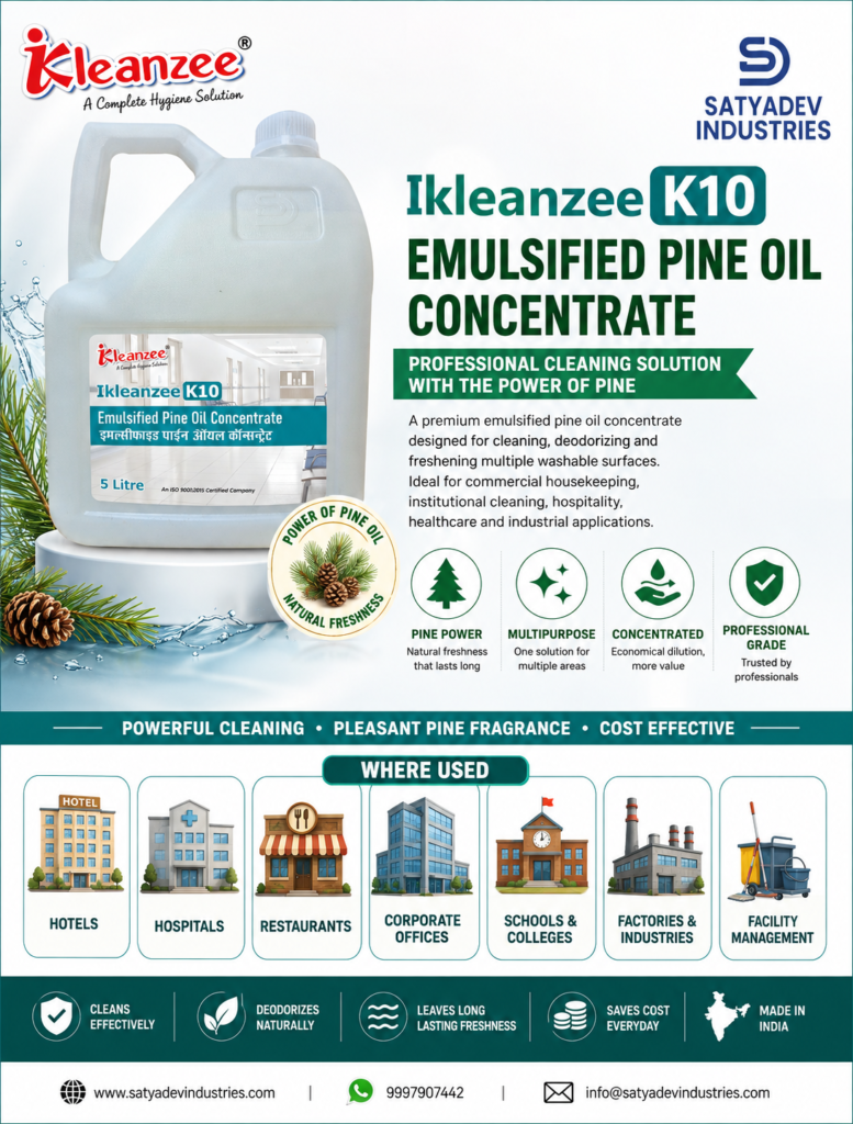 K10 Professional Emulsified Pine Oil Concentrate- Product Introduction