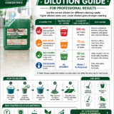 K7 floor cleaner concentrate -Dilution Guide