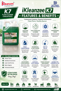 K7 floor cleaner concentrate -Features & Benefits