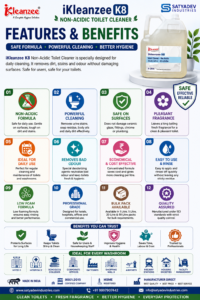 K8 non acidic toilet cleaner - Features & Benefits