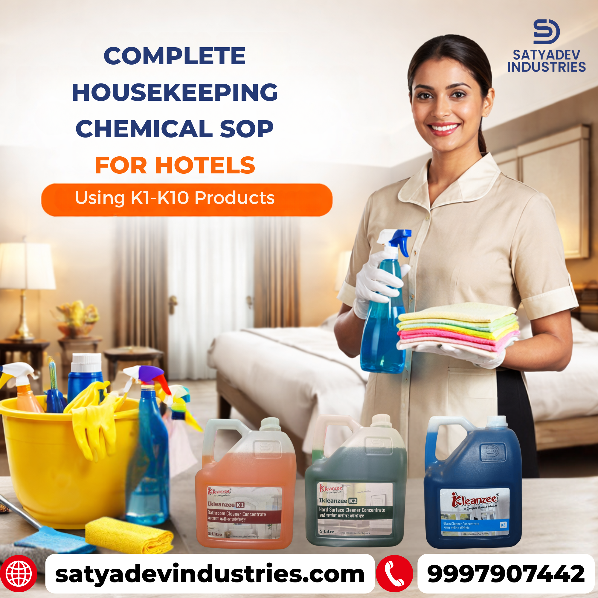 Housekeeping Chemical SOP for Hotels ( K1–K10) – Expert Guide 2026
