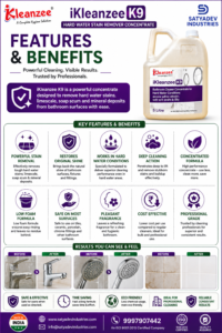 K9 Hard Water Stain Remover- Features & Benefits