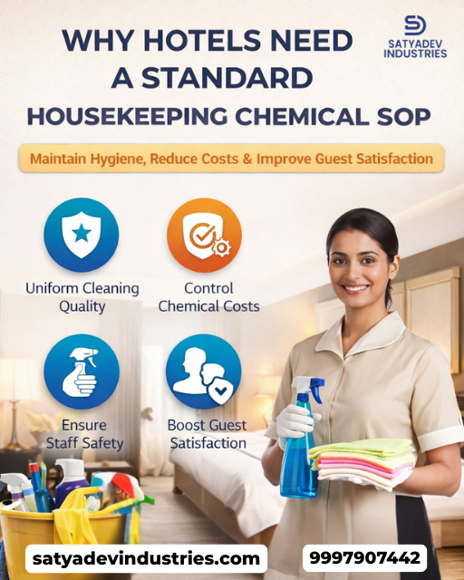 Why Hotels Need a Standard Housekeeping Chemical SOP For Hotels