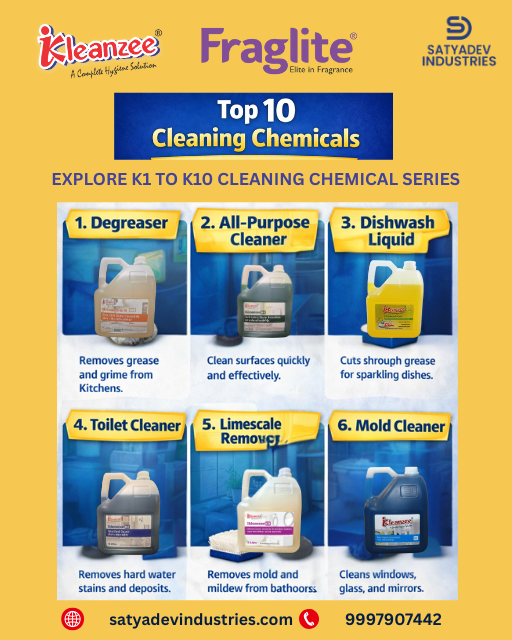 Top 10 Most Essential Cleaning Chemicals