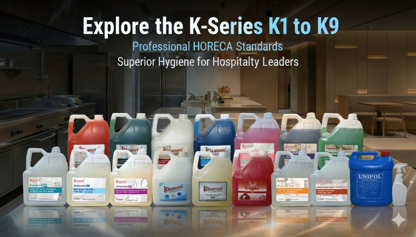 Explore the K-Series K1 to K9 Professional HORECA StandardsSuperior Hygiene for Hospitality Leaders