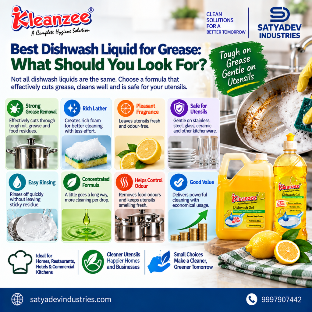 Best dishwash liquid for grease: factors to consider for cleaning oily dishes and utensils